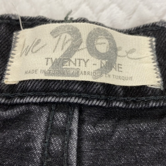 Free People We The Free Obsidian Distressed Tapered Baggy Boyfriend Jeans - Picture 15 of 17